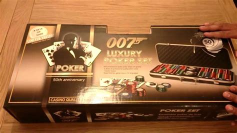 007 poker set limited edition